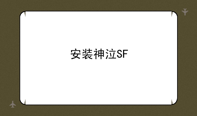 安装神泣SF